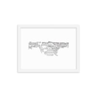 Image 1 of Montmartre in Paris - January - Framed