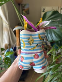 Image 2 of Pink Tradescantia in Swimsuit Fruit Bust