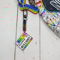 Allergic to Bullshit Purse Charm