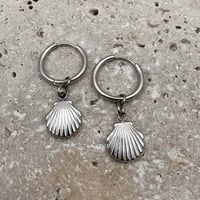 Image 2 of Shell Huggie Earrings