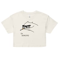 Image 2 of so healthy Women’s crop top 
