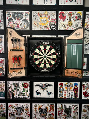 Image of Dartboard cabinet 