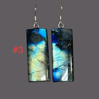 Image 4 of Labradorite Earrings 3 Choices (#23)
