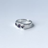 Image 1 of Triple Ruby Ring 
