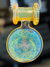 Silver Fume Wigwag Ripapart Pendant