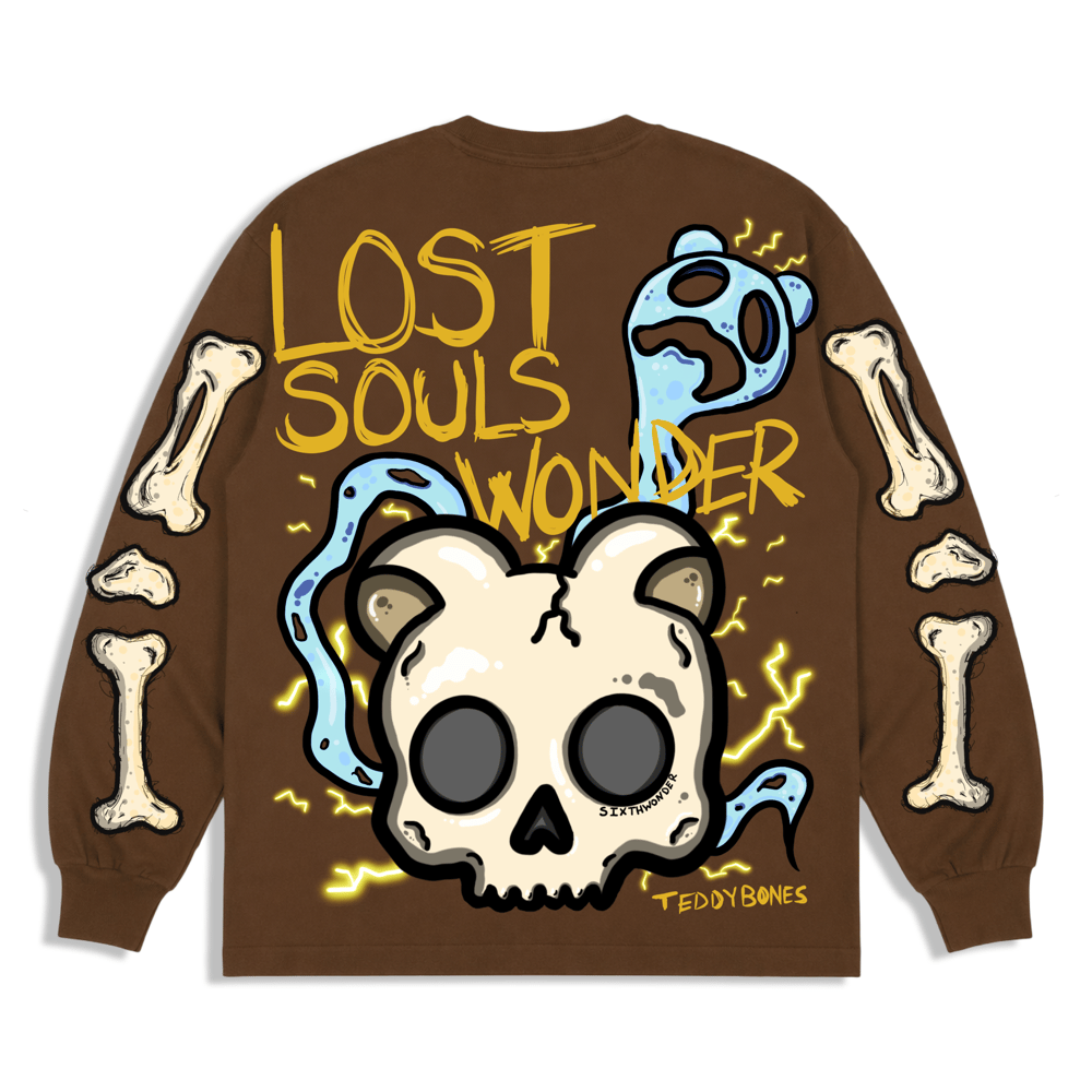 Image of Teddy Bones Lost Souls Longsleeve T-shirt