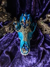 Blue Titanium Quartz - Coyote Skull