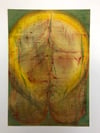 Julien Saudubray, study #19, 2022, oil and dry pastel on canvas, 60 x 50 cm