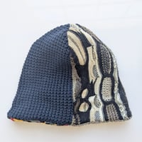Image 4 of Upcycled Reversible Beanie Cotton Blend 24