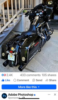 Image 2 of Road Glide "Demon" Saddlebag Graphics