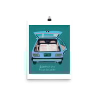 Image 3 of COMPACT CAR PIZZA DELIVERY POSTER