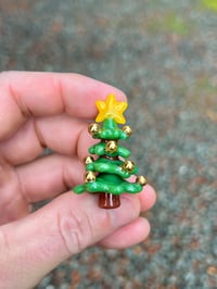 Image 1 of Christmas Tree Pendant (24k gold ornaments)