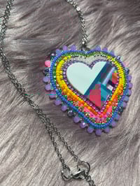 Image 4 of Cloud 9 Inlay Heart Necklace 