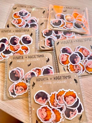 Image of Kagehina transparent stickers