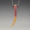 Whisker Keeper Pendant: Amber Purple