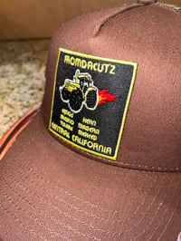 Image 3 of Tractor Brown Mesh Snap Back 