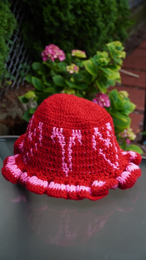 Image of Aries Crochet Ruffle Hat 