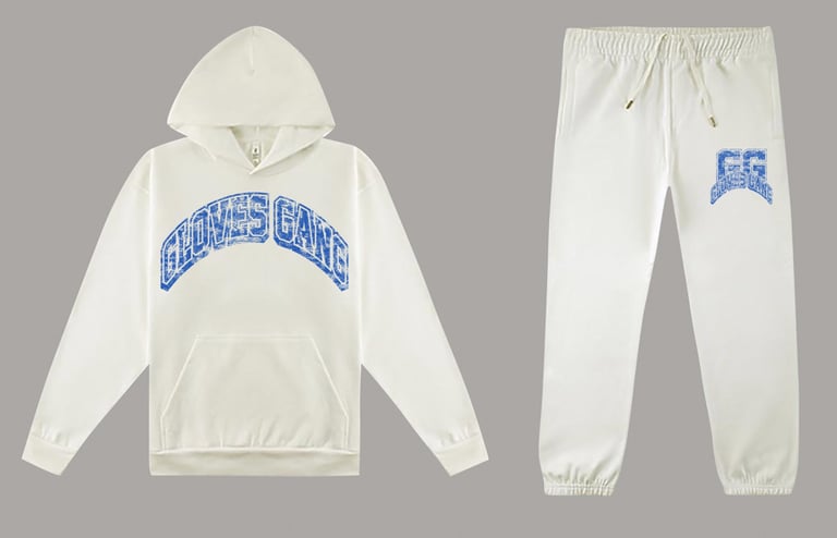 GLOVES GANG HEAVYWEIGHT SWEATSUIT (PAVEMENT/BLUE)