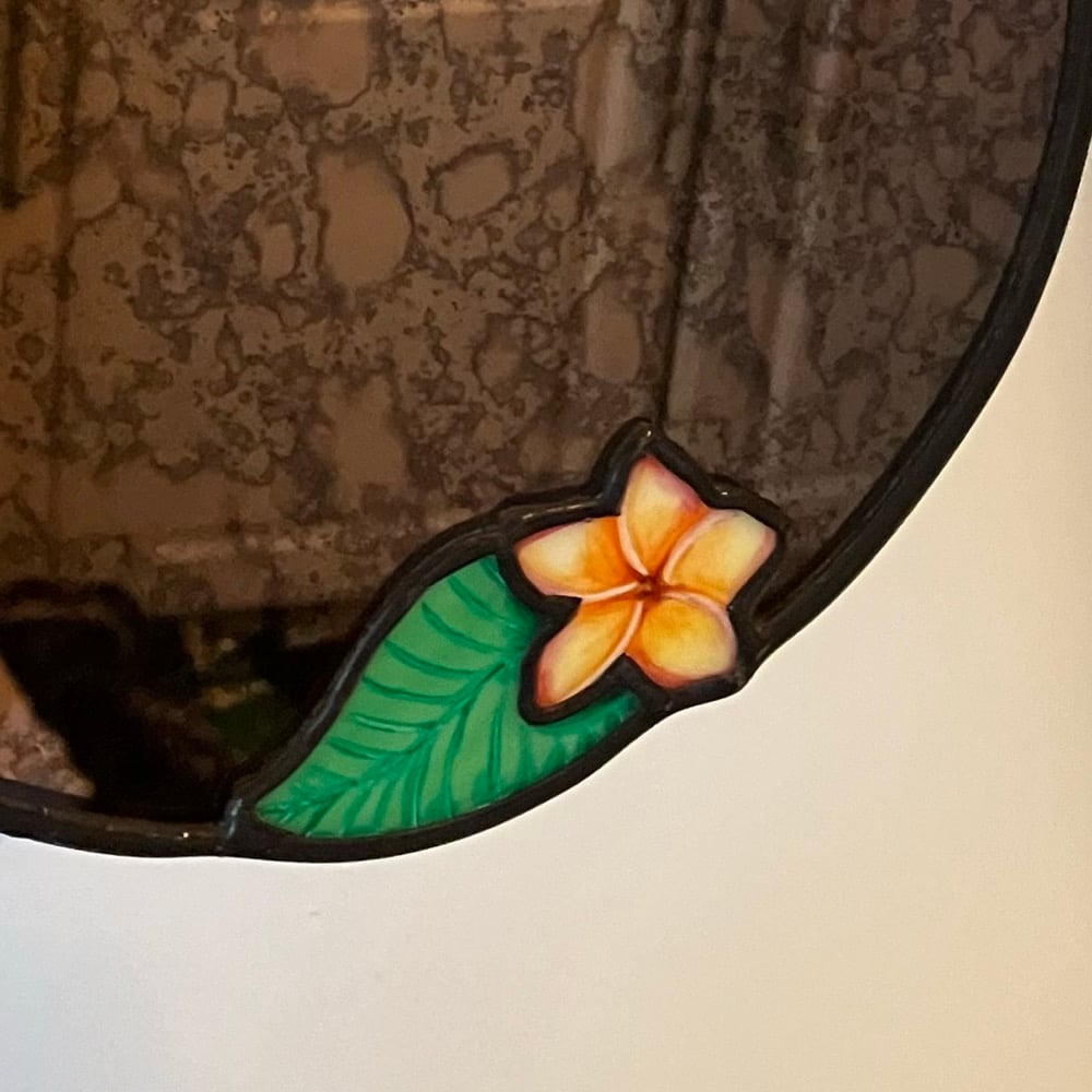 Image of Plumeria & Python Mirror