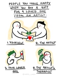 Today's drawing as a print