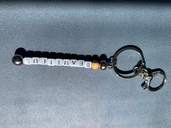 Beaded keychains