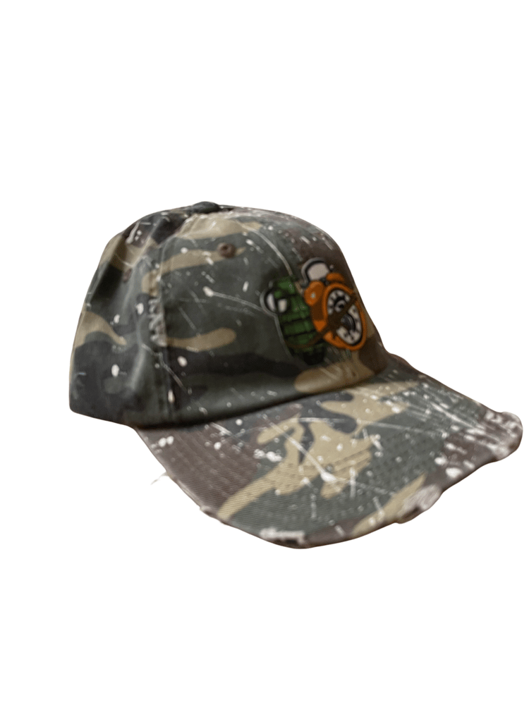 Image of Paint Splatter Camo Time Dad Hat