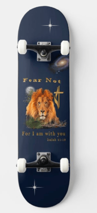 Image 3 of Isaiah 41:10 Skateboard 8 1/8"