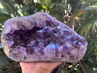 Image 6 of Amethyst Points Cluster With Polished Edges #1574