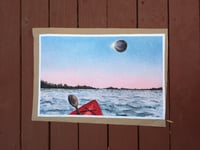 Image 2 of 24x16 'Totality From the Kayak' Print