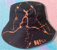 Image 2 of “UNIVERSAL” BLEACH PAINTED BUCKET HAT ONE SIZE