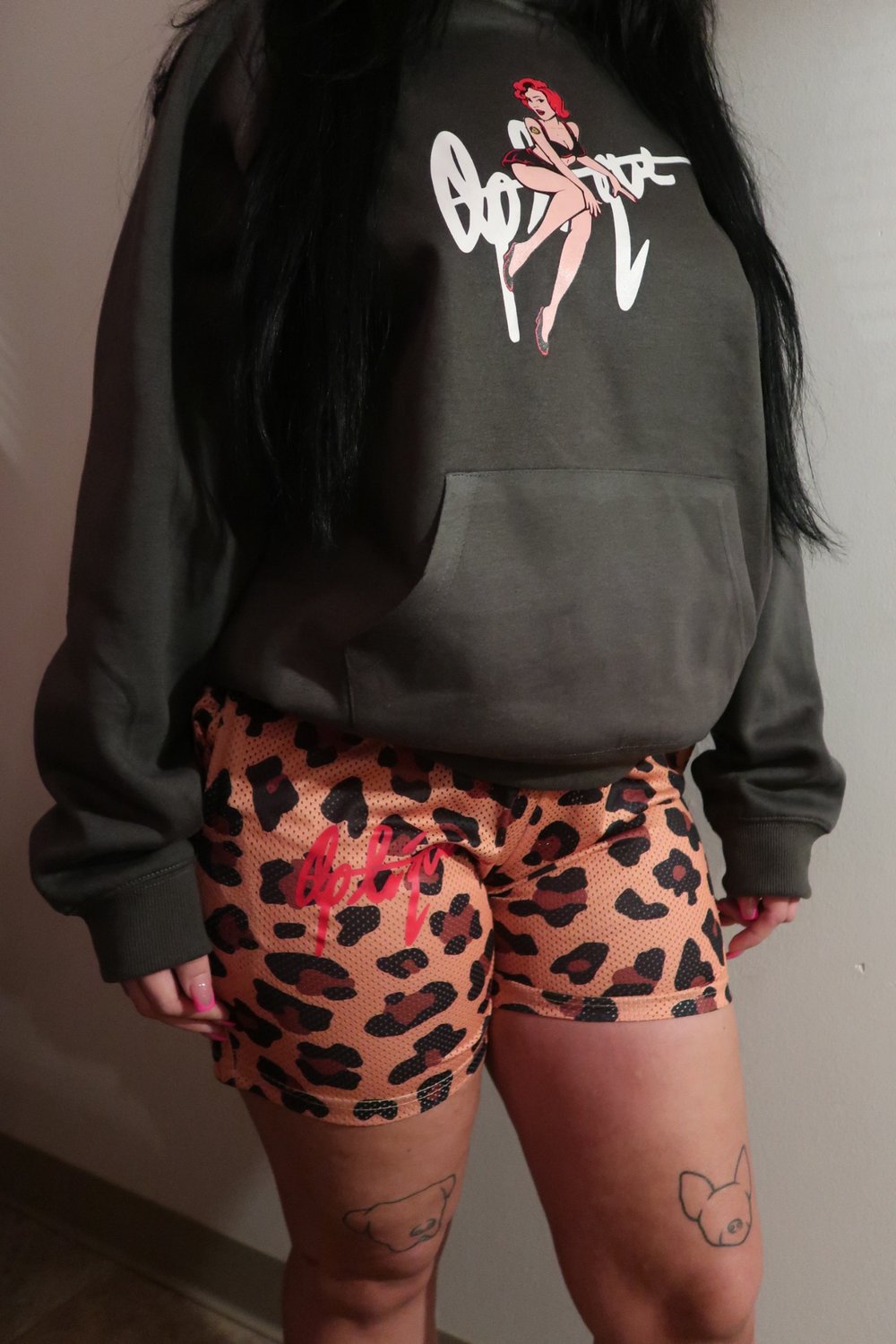 LL LEOPARD SHORTS