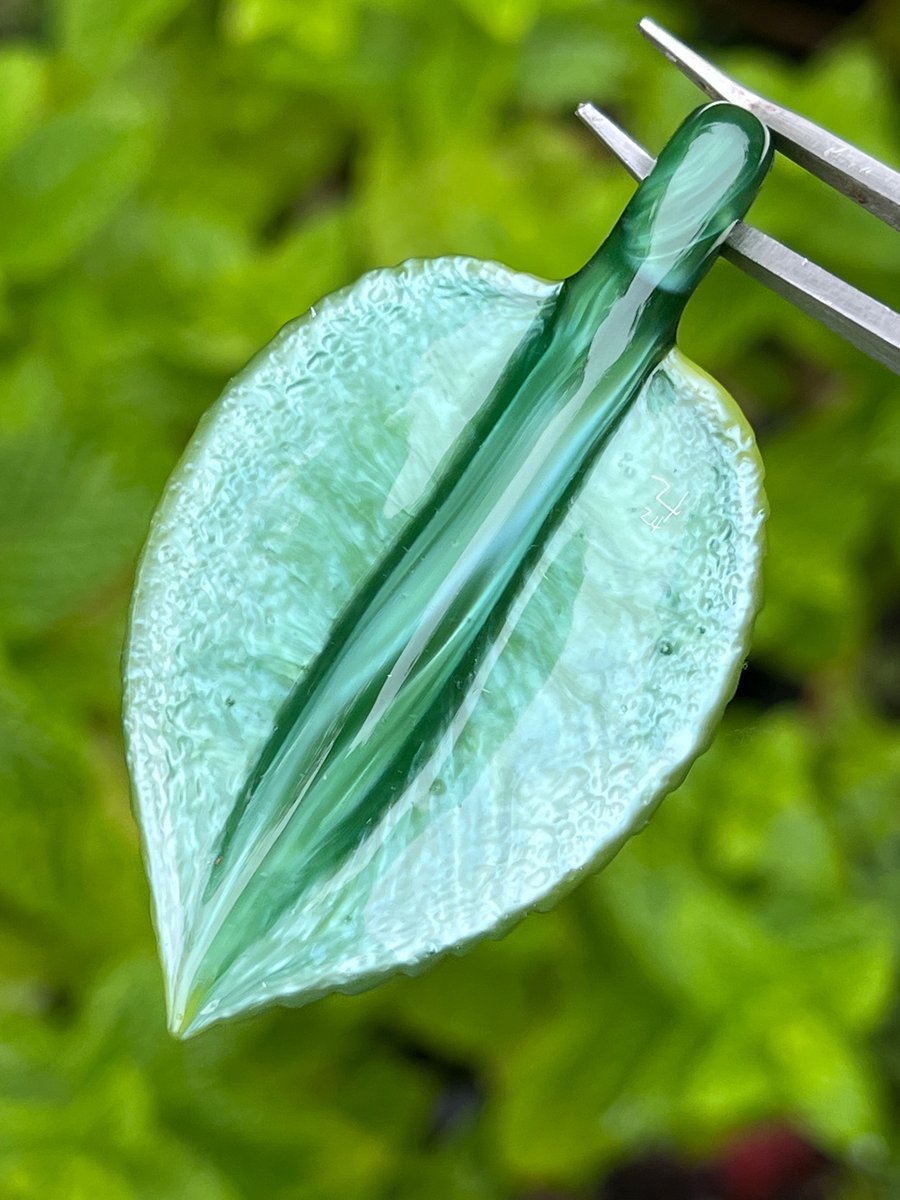 Image of Dragon Skin Leaf Pendant