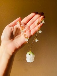 Image 2 of 🤍White Bellflower Necklace🤍