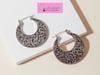 Crave Leopard Silver Hoops