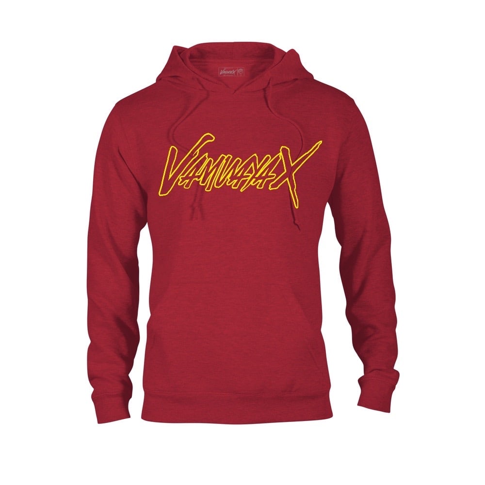 VAMUAYAX OUTLINE HOODIE CARDINAL RED YELLOW Vamuayax