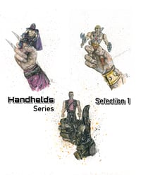 Image 1 of Handhelds - A Nostalgic Toy Series - Selection 1 (Shredder, He-Man, Terminator)