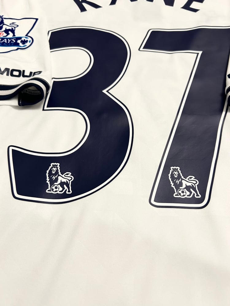 Image of Tottenham Hotspur “KANE 37” 2013/14 Home Shirt + PL patches (M)