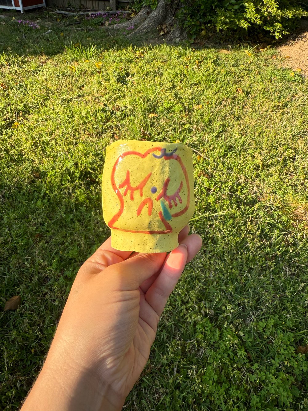 Image of yellow illustrative goblets