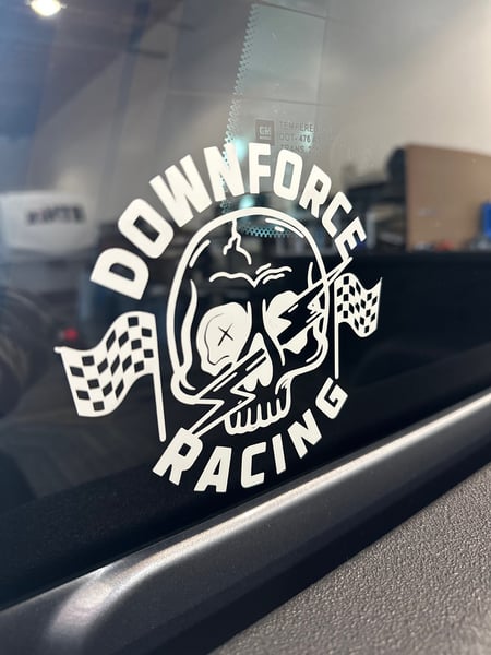 Image of Downforce racing decal