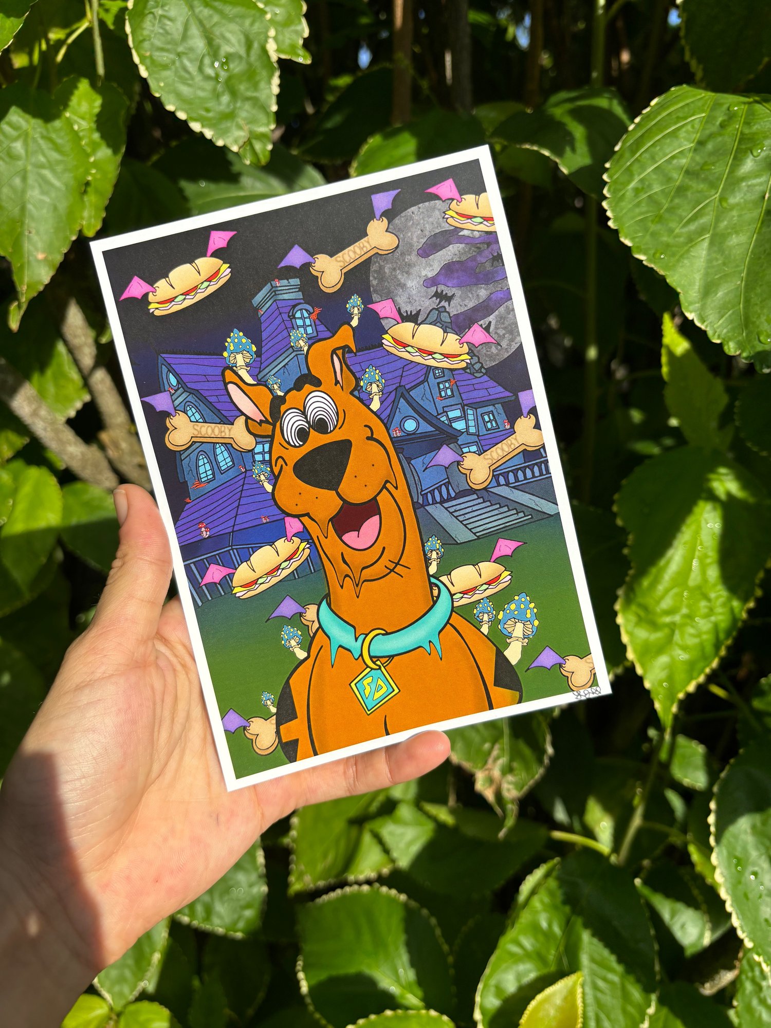 Image of Scooby Doo Mini Print 