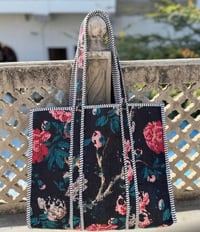 Image 9 of Cotton Quilted Tote