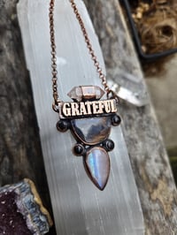 Image 1 of Electroformed GRATEFUL necklace