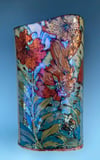 "Tiger lily” flambé lustre vase - 2
