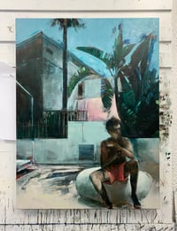 Image 2 of Painting / maleri / "Et øjeblik VII" / 90x120 cm