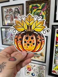 Gummy Brown Pumpkin Sticker 