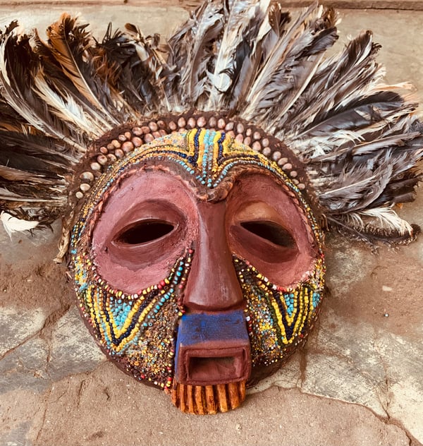 Image of Makonde Tribal Mask (1)