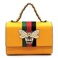 Image 2 of MUSTARD BOX SATCHEL / WALLET SET