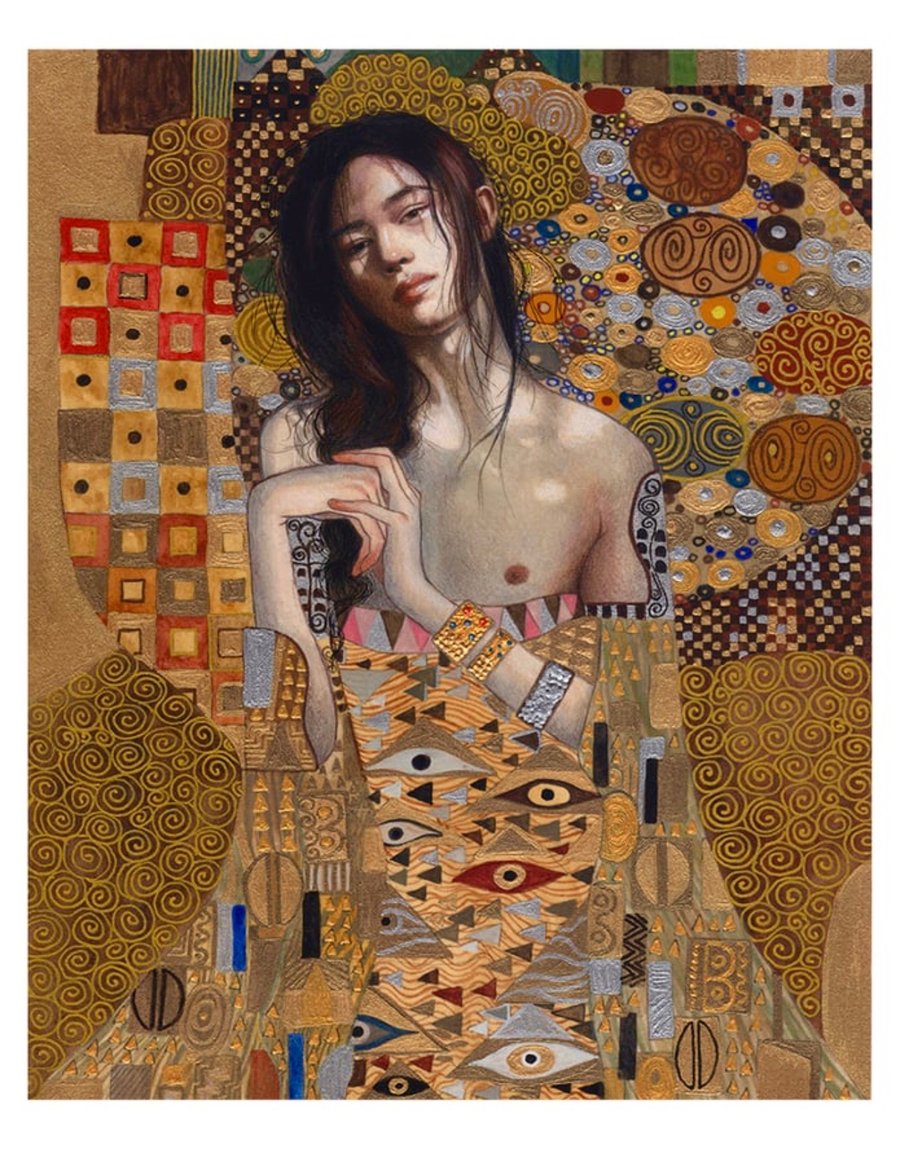 Image of “Garçon en Or” (after Klimt) Limited edition print 