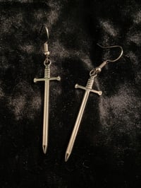 Image 3 of Tiny Sword Earrings
