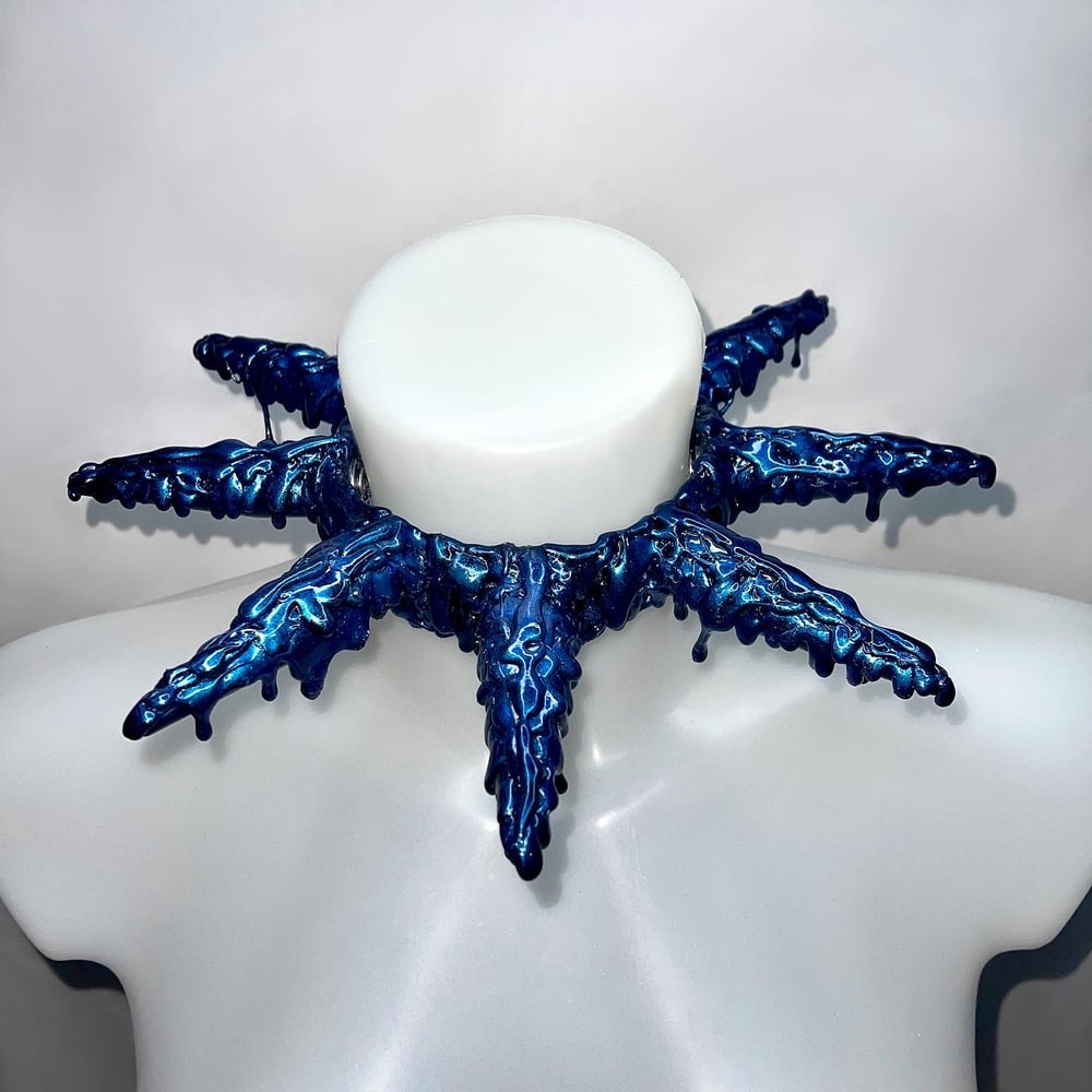 Image of TOXIC CHOKER (BLUE/PURPLE DUOCHROME)
